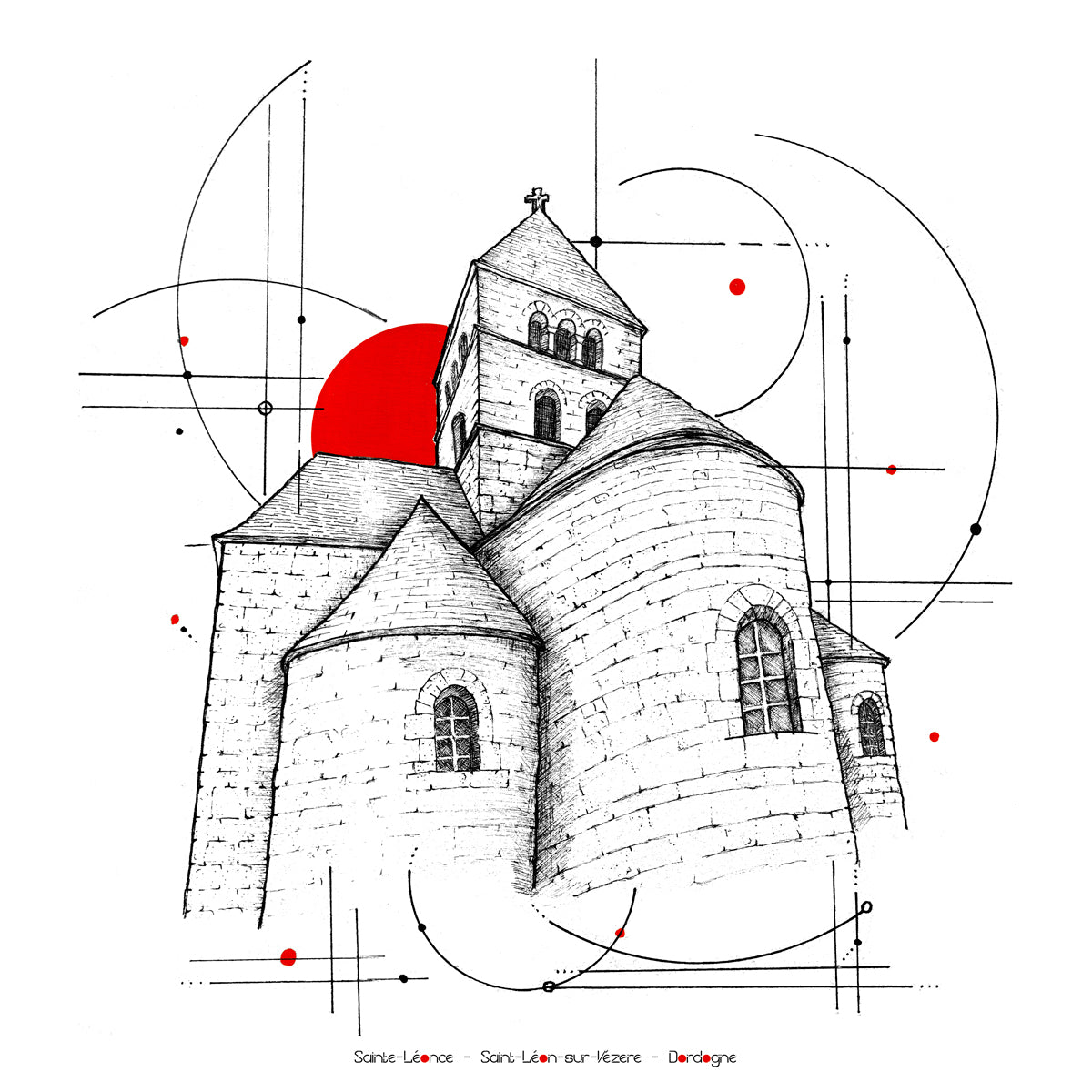 Reproduction — L'Église Sainte-Léonce